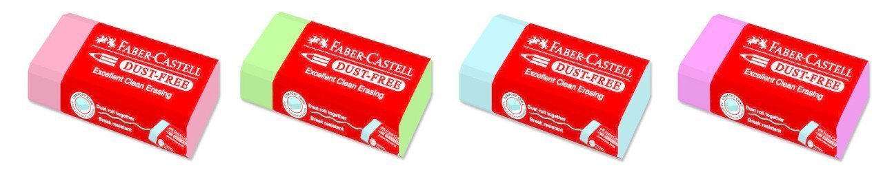 Faber Castell Dust Free Renkli Silgi