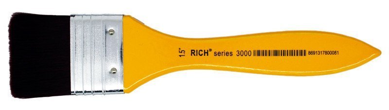 Rich 3000 Seri No:1,5 Sarı Saplı Bordo Sentetik Zemin Fırçası