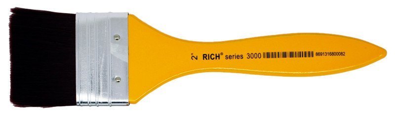 Rich 3000 Seri No:2 Sarı Saplı Bordo Sentetik Zemin Fırçası