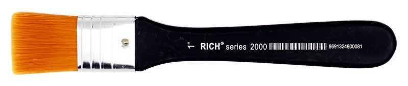 Rich 2000 Seri No:1 Siyah Saplı Sarı Sentetik Zemin Fırçası