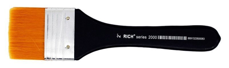Rich 2000 Seri No:2 Siyah Saplı Sarı Sentetik Zemin Fırçası