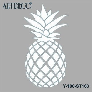 Artdeco Stencil 30x30cm Ananas - 163