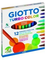 Giotto Turbo Color Keçeli Kalem 12'li