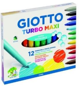 Giotto Turbo Maxi Keçeli Kalem 12'li