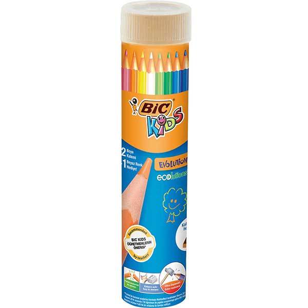 Bic Evolution Kuruboya Kalemi 12+1 Metal Tüp