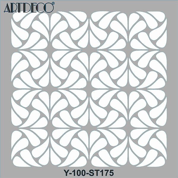 Artdeco Stencil 30x30cm Geometrik Desen - 175