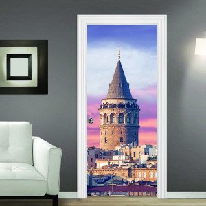 Kapı Giydirme - Galata Kulesi 100x200 cm