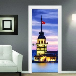 Kapı Giydirme - Kız Kulesi 100x200 cm