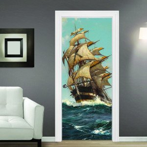 Kapı Giydirme - Korsan Gemisi 100x200 cm