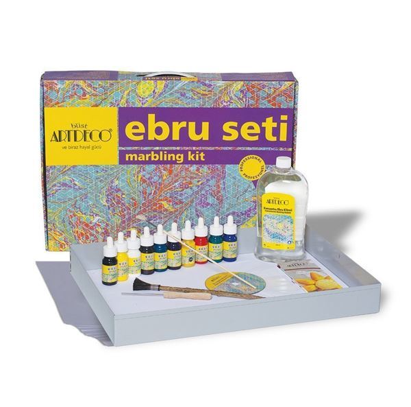 Artdeco Profesyonel Ebru Seti 10 renk