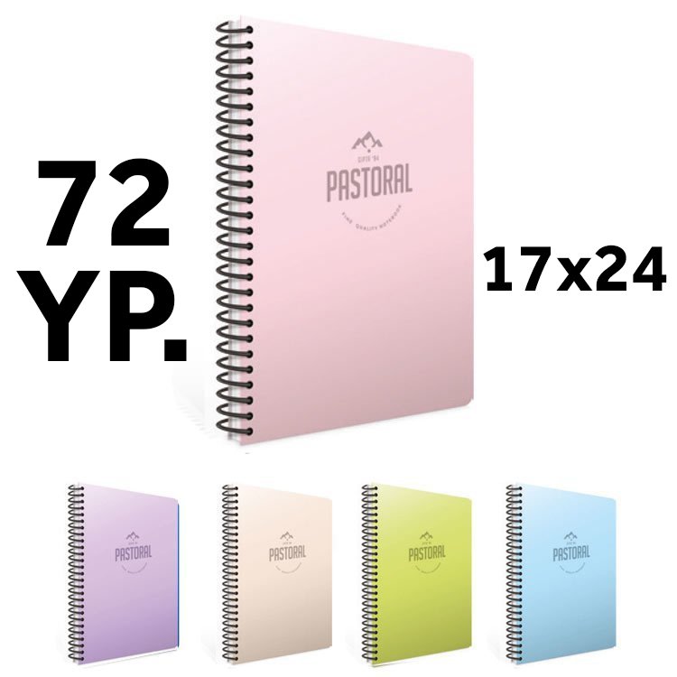 Gıpta Pastoral Defter Spiralli Pp Kapak 17X24 72 Yaprak