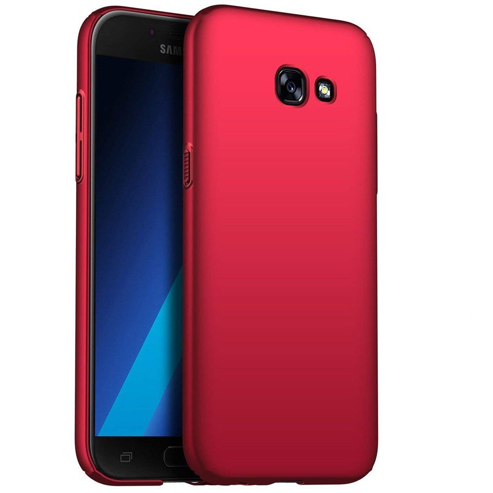 Samsung Galaxy J7 Prime Kırmızı Kılıf Zore Premier Silikon