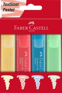 Faber Castell Pastel Renk Fosforlu Kalem 4'lü Set