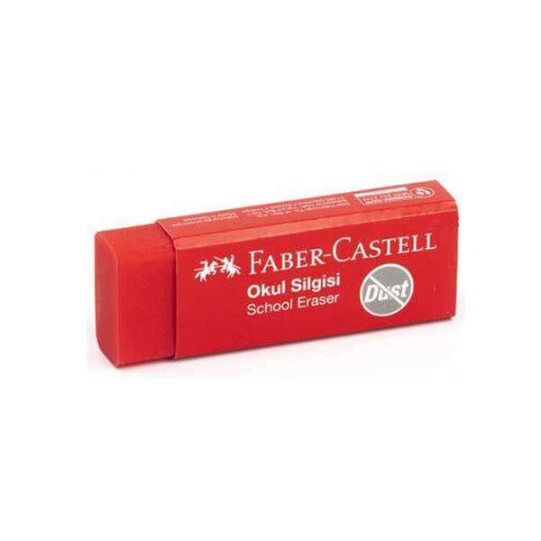 Faber Castell Büyük Okul Silgisi Kırmızı
