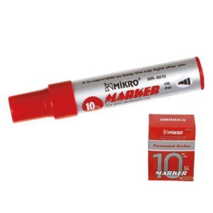 Mikro 6010 10 mm Jumbo Marker Kırmızı
