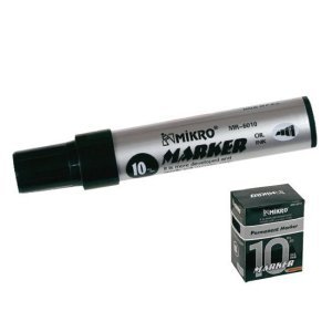 Mikro 6010 10 mm Jumbo Marker Siyah