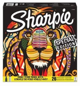 Sharpie Fine Permanent Marker 26'lı Karışık Kutu Aslan