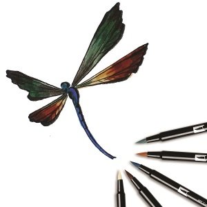 Tombow Dual Brush Pen Fırça Uçlu Keçeli Kalem 10'lu - Peyzaj Seti