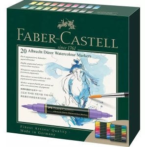 Faber Castell Albrecht Dürer Suluboya Markörü 20'li Set