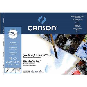 Canson Fineface Çok Amaçlı Resim Defteri 25x35 15yp 200gr