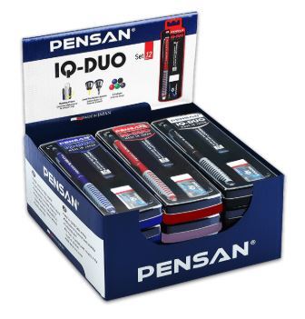 Pensan Okul Seti IQ Duo 0.5mm Versatil Uçlu Kalem+Min+Silgi Hediyeli