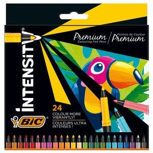 Bic Intensity Premium 24 Renkli Keçeli Kalem