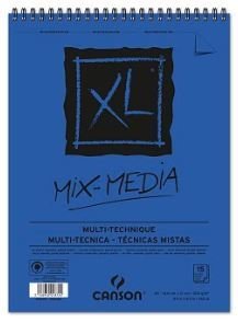 Canson XL Mix-Media Çok Amaçlı Resim Defteri Spiralli A5 15yp 300gr
