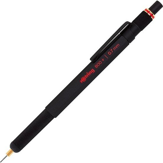 Rotring 800+ Versatil Uçlu Kalem İki Fonksiyonlu Siyah 0.7 mm
