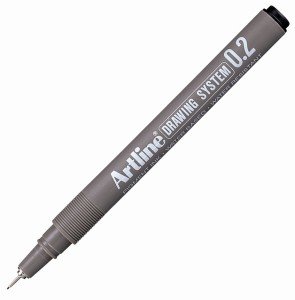 Artline Drawing Çizim Kalemi 0.2 Siyah