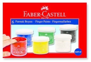 Faber Castell Parmak Boyası 25ml 6 Renk