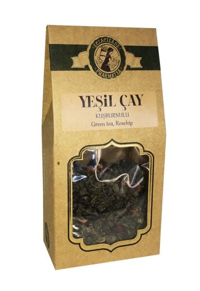 Yeşil Çay - Kuşburnulu 100 g