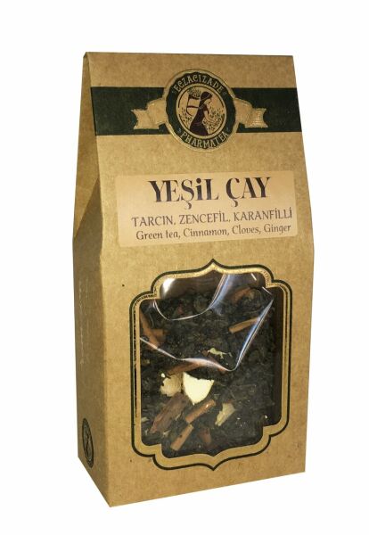 Yeşil Çay- Zencefil, Tarçın, Karanfilli 100 g