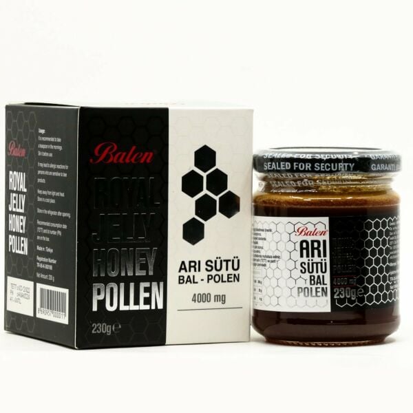 Balen Arı Sütü & Bal & Polen Karışımı 230 gr 4000 mg ( Bebe )
