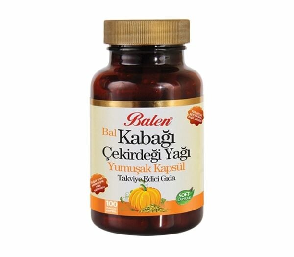 Bal Kabağı Çekirdeği Yağı 100 Yumuşak Kapsül 1380 Mg* 100