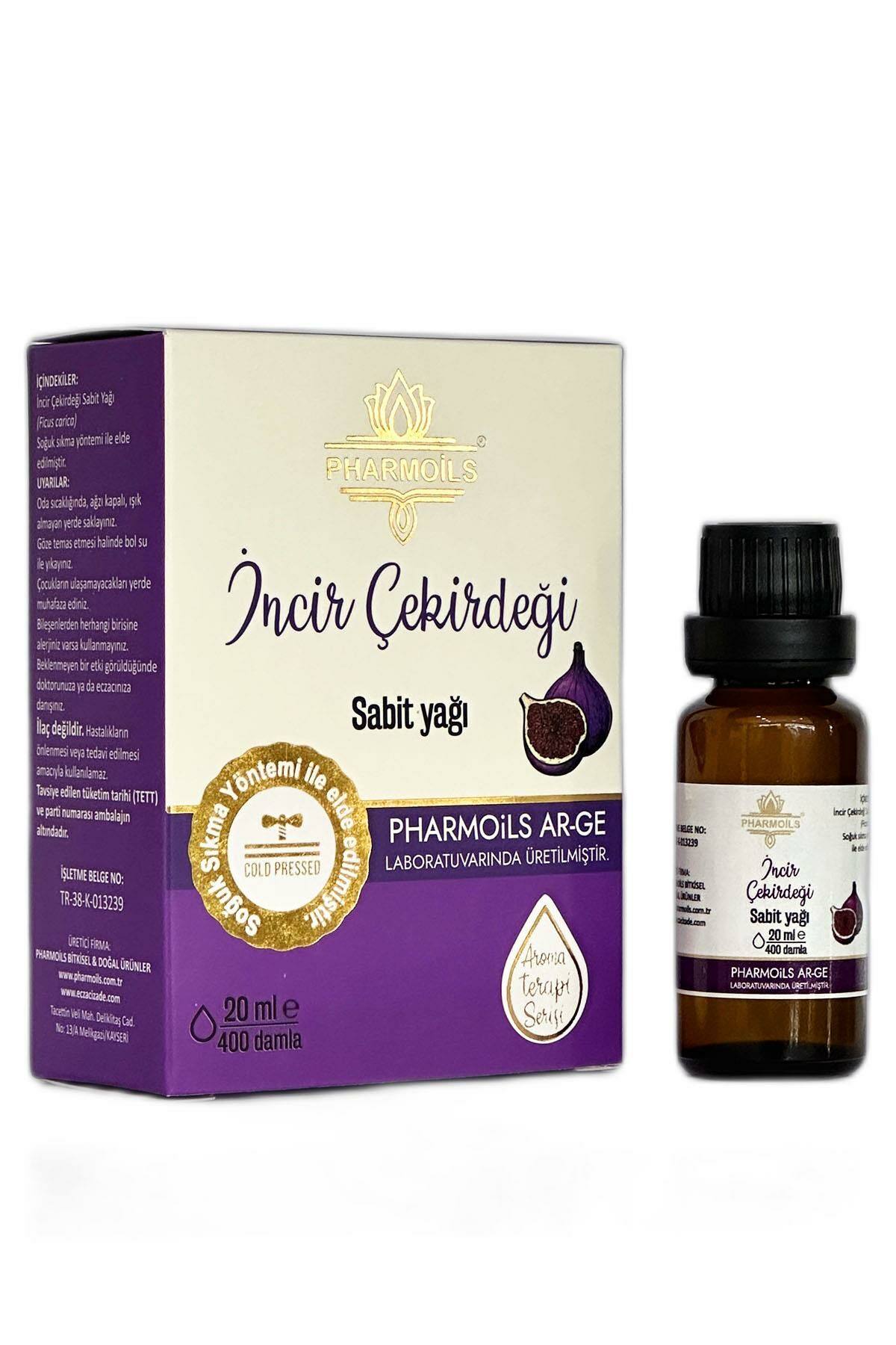 Pharmoils İncir Çekirdeği Yağı 20 ml