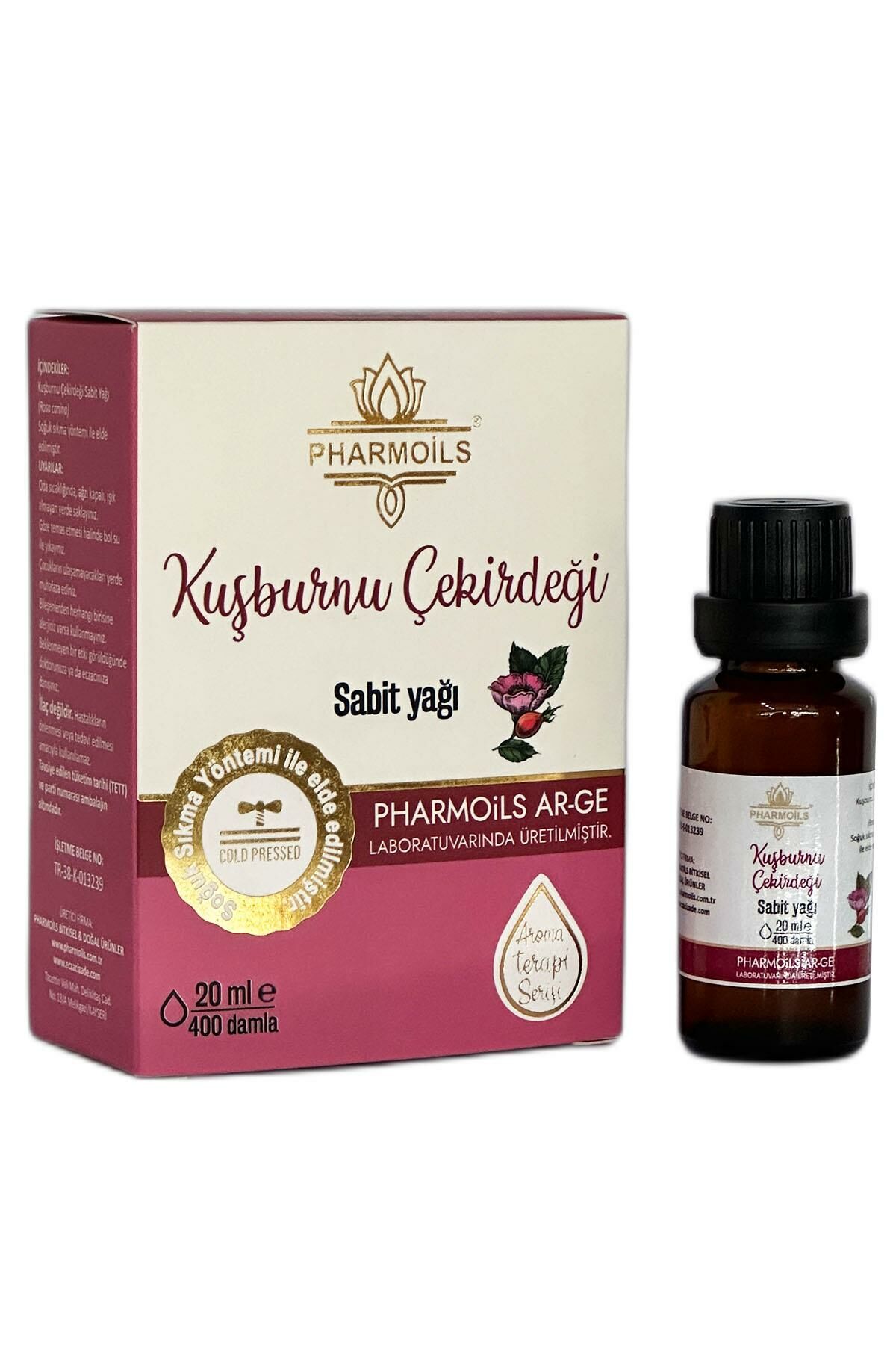 Pharmoils Kuşburnu Çekirdeği Yağı 20 ml