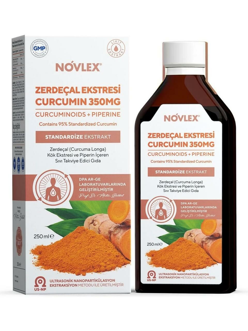 Novlex Zerdeçal Ekstresi ve Piperin 250 ml