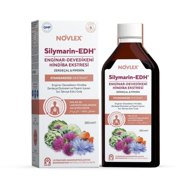 Novlex Silymarin-Edh Enginar & Devedikeni & Hindiba Ekstresi 250 ml