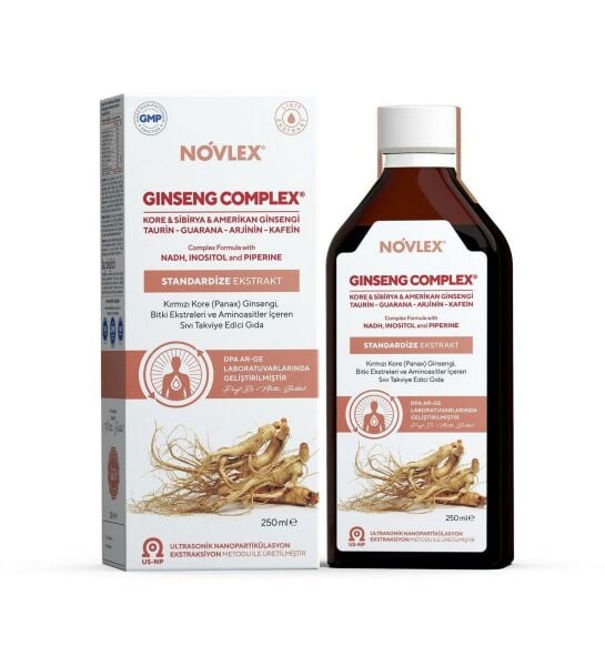 Novlex Gingseng Complex Amerikan Gingsengi ve Bitki Ekstreleri 250 ml