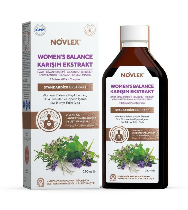 Novlex® Women’s Balance Hayıt, Civanperçemi, Gilaburu, At Kuyruğu