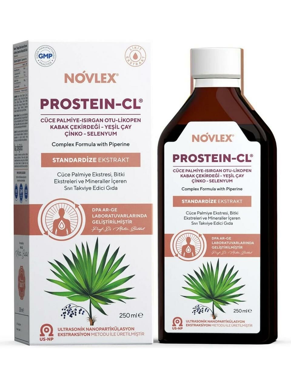 Novlex Prostein-Cl Cüce Palmiye ve Bitki Ekstreleri 250 ml
