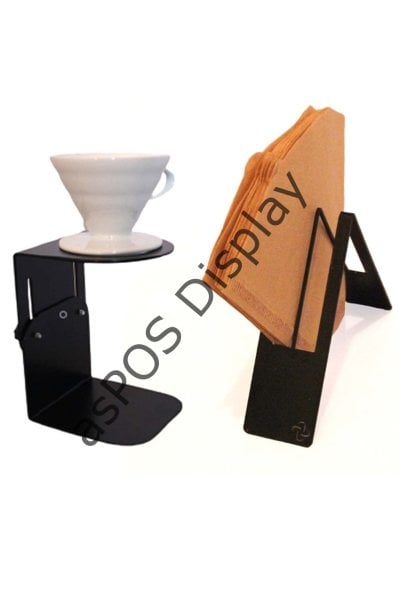 Filtre Kahve Seti (Kahve Demleme Sehpası ve Filtre Kahve Kağıdı Tutucu)