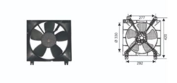 RFM4080 FAN MOTORU CHEVROLET LACETTI