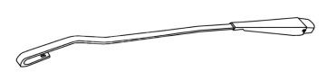 JEEP CJ5 TUZLA MONTAJ SİLECEK KOLU, SİLBAK SK 36 270 MM. SİLGİ KOLU