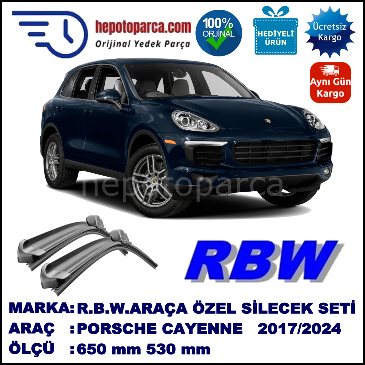 NE MUZ SİLECEK TAKIMI RBW ARACA ÖZEL (2017→)