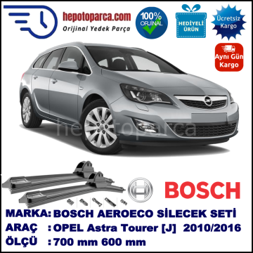 OPEL Astra Sports Tourer [J] 09.2010-..., 700 / 600 mm. BOSCH AEROECO Aparatlı Muz Silecek