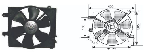 RFM4140 FAN MOTORU DAWEOO MATIZ I