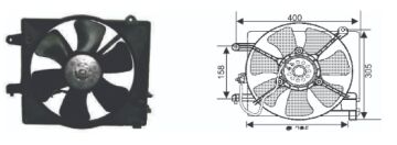 RFM4140 FAN MOTORU DAWEOO MATIZ I