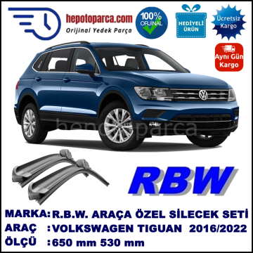 VOLKSWAGEN TIGUAN MUZ SİLECEK TAKIMI RBW ARACA ÖZEL (2016→)