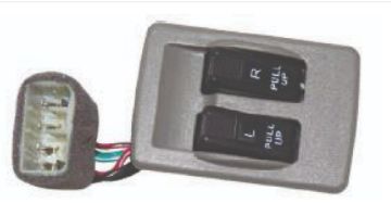 AN0040 ANAHTAR CAM ACMA  ÜNİVERSAL TİP ÇİFTLİ GRİ